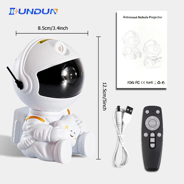 Galaxy Night Light Astronaut Space Projector 2.0