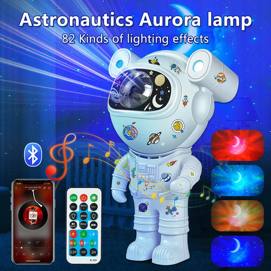 Galaxy Night Light Astronaut Space Projector 2.0