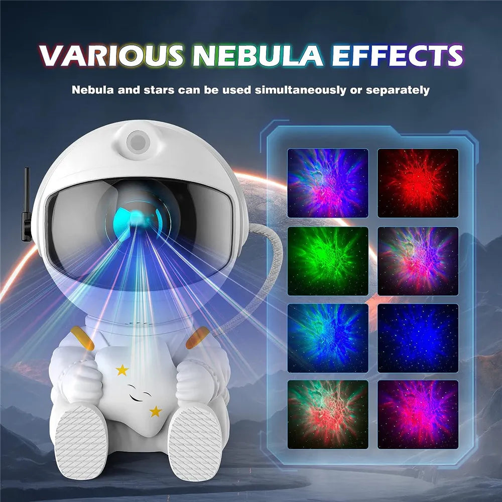  Galaxy Night Light Astronaut Space Projector 1.0